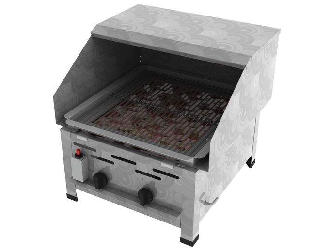 ChattenGlut Gastrobräter 2-flammig ChattenGlut Gastrobräter 2-flammig
