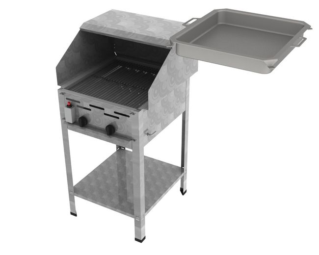 ChattenGlut Gastrobräter 2-flammig ChattenGlut Gastrobräter 2-flammig