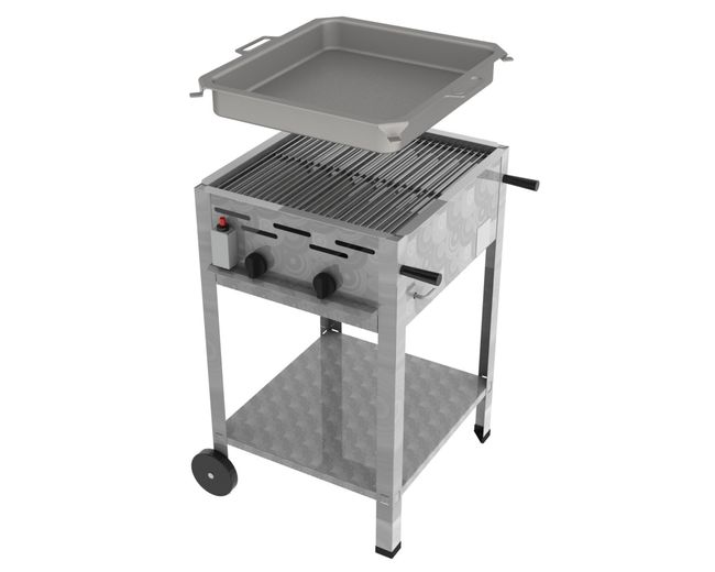 ChattenGlut Gastrobräter 2-flammig 