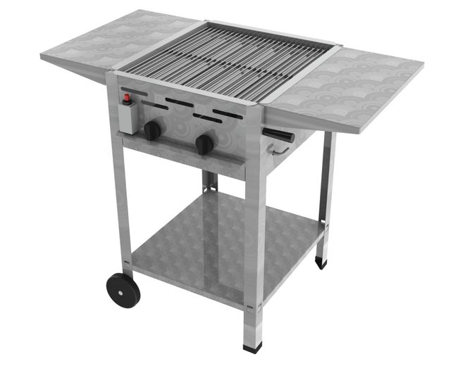 ChattenGlut Gastrobräter 2-flammig 