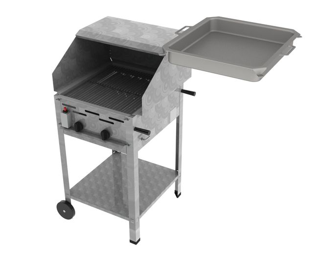 ChattenGlut Gastrobräter 2-flammig 