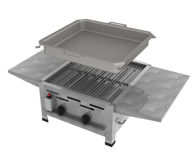 ChattenGlut Gastrobräter 2-flammig 