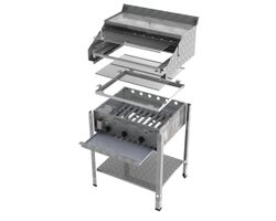 ChattenGlut Gastrobräter 3-flammig  - Bild 2