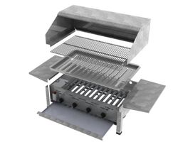 ChattenGlut Gastrobräter 4-flammig - Bild 7 ChattenGlut Gastrobräter 4-flammig - Bild 7