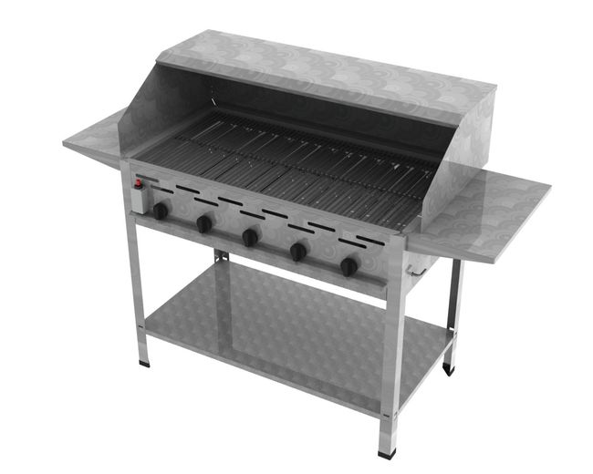 ChattenGlut Gastrobräter 5-flammig ChattenGlut Gastrobräter 5-flammig