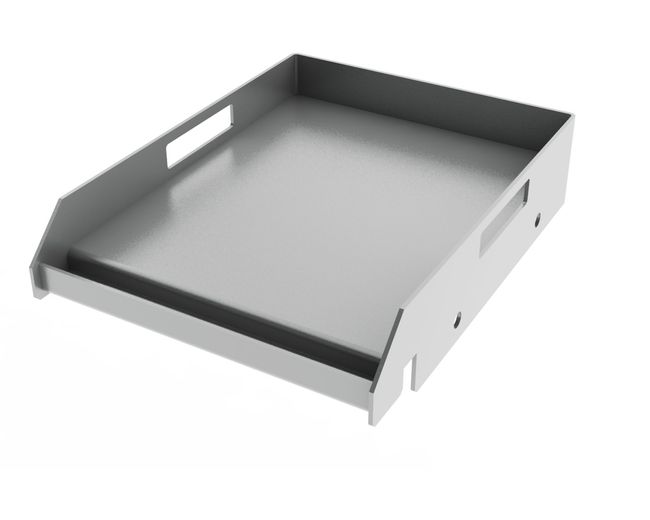 2er Edelstahl Plancha Griddle Bratplatte 