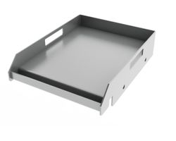 2er Edelstahl Plancha Griddle Bratplatte 