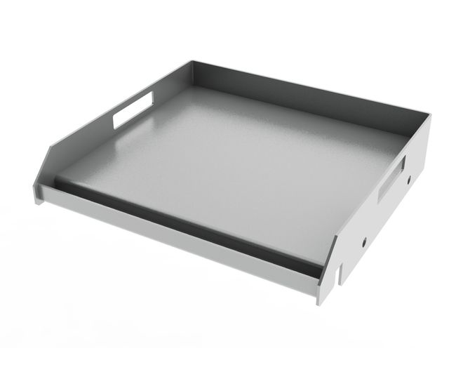 3er Edelstahl Plancha Griddle Bratplatte