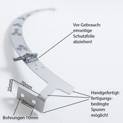ChattenGlut Designer Edelstahl Wandhalter (Lieferung ohne Stern!) - Bild 6 ChattenGlut Designer Edelstahl Wandhalter (Lieferung ohne Stern!) - Bild 6