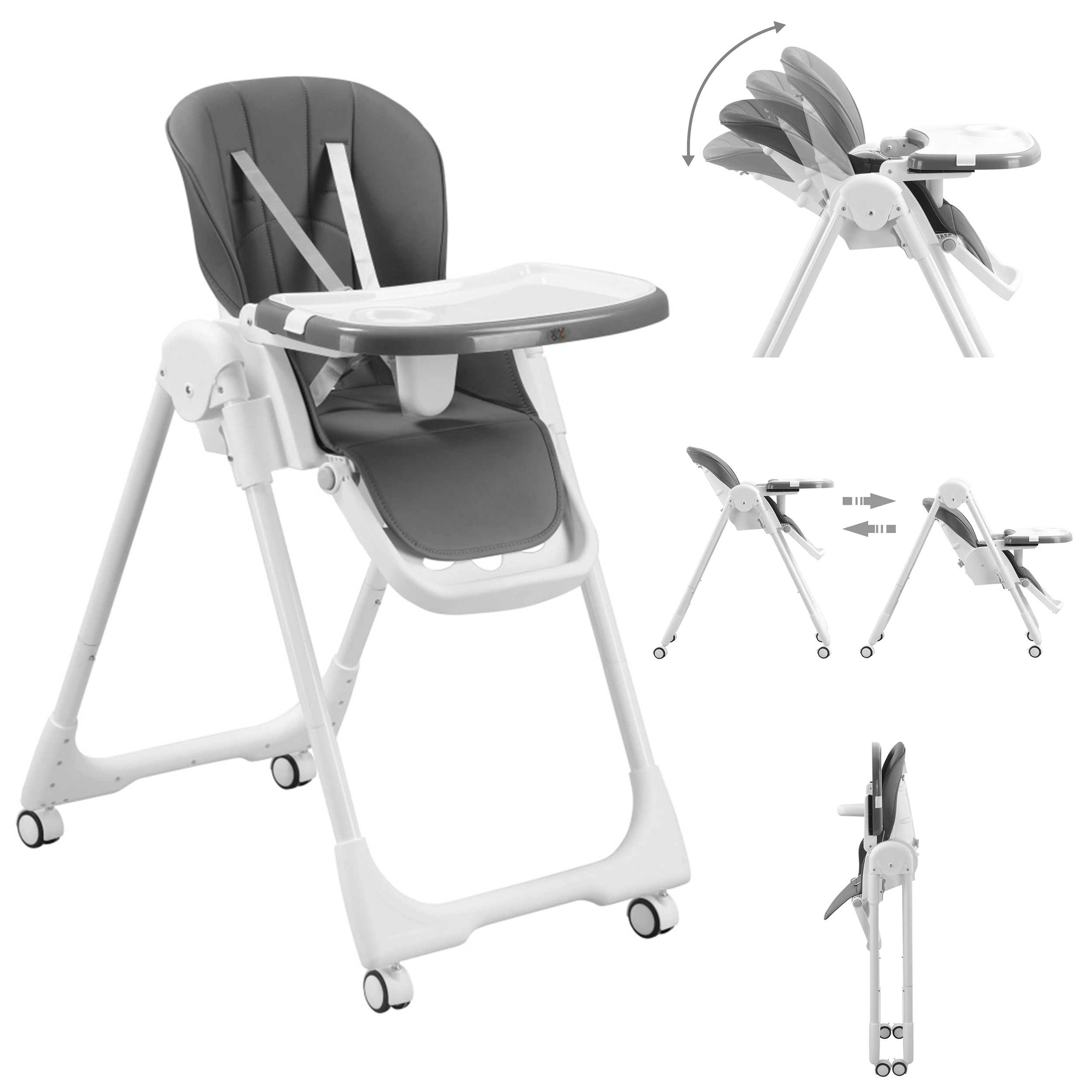 Baby Vivo Baby High Chair Tippy