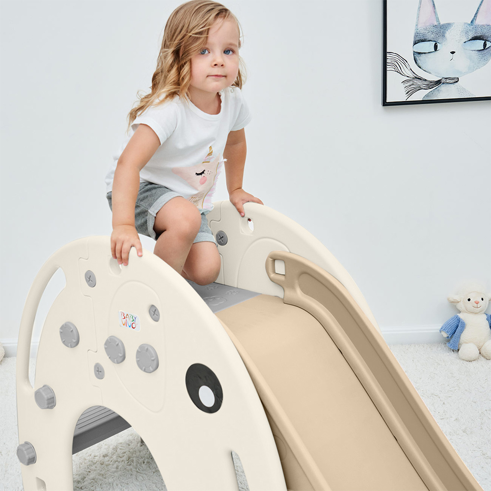 Baby Vivo Toboggan pour enfants / Toboggan - Éléphant en Turquoise / Gris | MA Trading | Buy it Smart