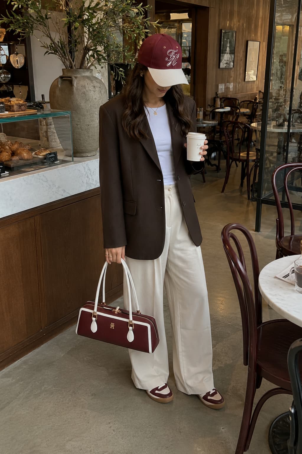 Tommy Hilfiger Handtasche für Damen im Café-Look