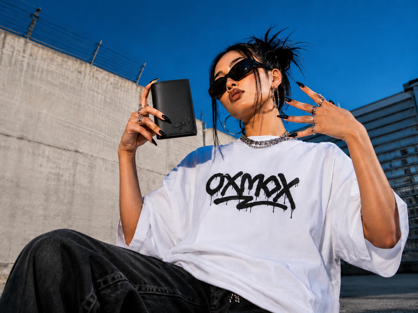 oxmox Geldbörse mit markantem Design