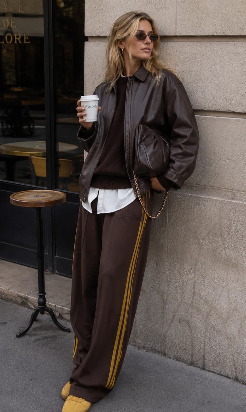 XXL Slouchy-Tasche in Schokoladenbraun