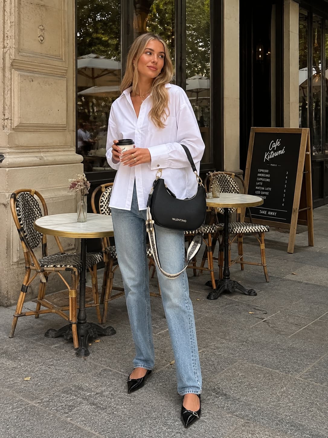 Valentino Schultertasche Zero Re Sacca Hobo Bag in Schwarz