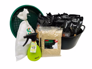 XXL Wurmzucht - mit 1 kg Mini-Mix (ca. 1500 St.) für eigenen Zuchtbehälter (ohne Zuchtbox)