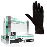 SF Nitrilhandschuhe Schwarz - Box