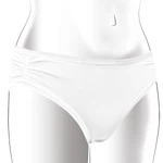 Damen Unterwäscheset mit Raffung - Trägertop und Midi-Slip weiß Damen Unterwäscheset mit Raffung - Trägertop und Midi-Slip weiß