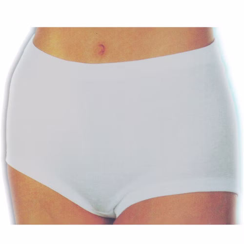 Damen high-waist hochgeschlossene Slip Hüftslip weiß Damen high-waist hochgeschlossene Slip Hüftslip weiß