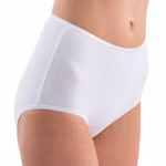Damen Taillenslip mit elastischen Abschlüssen weiß