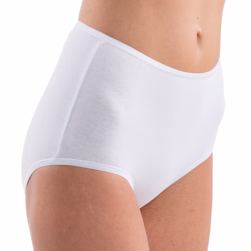 Damen Taillenslip mit elastischen Abschlüssen weiß Damen Taillenslip mit elastischen Abschlüssen weiß