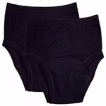 Damen Inkontinenz Slip Taillenslip schwarz Produktansicht Damen Inkontinenz Slip Taillenslip schwarz Produktansicht