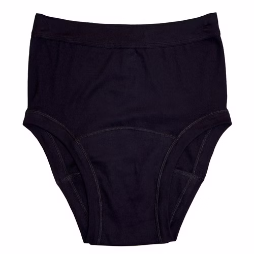 Damen Inkontinenz Slip Taillenslip schwarz Produktansicht Damen Inkontinenz Slip Taillenslip schwarz Produktansicht