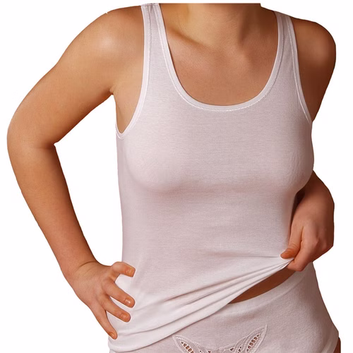 Damen Achselhemd Tank Top Unterhemd weiß Damen Achselhemd Tank Top Unterhemd weiß