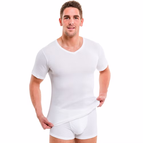 Herren kurzarm Business Unterhemd weiß Herren kurzarm Business Unterhemd weiß