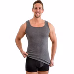 Herren Thermo Unterhemd anthrazit-meliert Herren Thermo Unterhemd anthrazit-meliert