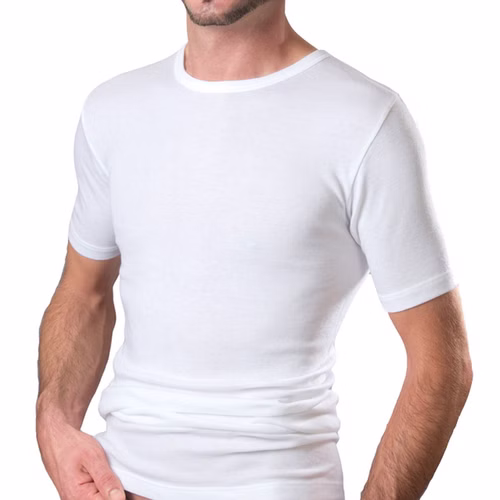 Herren Business kurzarm Unterhemd weiß Herren Business kurzarm Unterhemd weiß