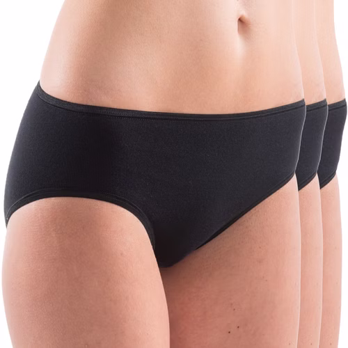 Damen Funktionsslip Jazzpant Basic schwarz 3er Pack Damen Funktionsslip Jazzpant Basic schwarz 3er Pack