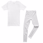 Kinder Set - kurzarm Shirt + Legging aus 100% Bio-Baumwolle