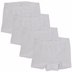 HERMKO 2710 4er Pack Mädchen Pant Panty aus Bio-Baumwolle