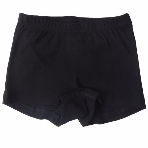 27104-2710-schwarz1.jpg HERMKO 2710 4er Pack Mädchen Pant Panty aus Bio-Baumwolle