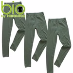 HERMKO 2720 3er Pack Kinder Legging unisex aus Bio-Baumwolle