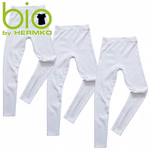 HERMKO 2720 3er Pack Kinder Legging unisex aus Bio-Baumwolle