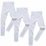 HERMKO 2720 3er Pack Kinder Legging unisex aus Bio-Baumwolle