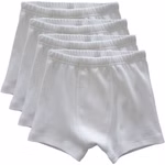 HERMKO 2900  4er Pack Knaben Pant mit Bein aus Bio-Baumwolle