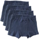 HERMKO 2900  4er Pack Knaben Pant mit Bein aus Bio-Baumwolle