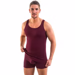 Herren Tank Top bordeaux