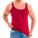 Herren Tank Top rubin