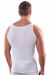 Herren Unterhemd weiß Rückansicht 5er Pack Herren Unterhemd weiß Rückansicht 5er Pack