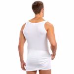 Extralanges Herren Unterhemd Rundhals weiß 3er Pack Extralanges Herren Unterhemd Rundhals weiß 3er Pack
