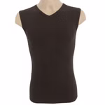 Herren Muskelshirt V-Neck braun