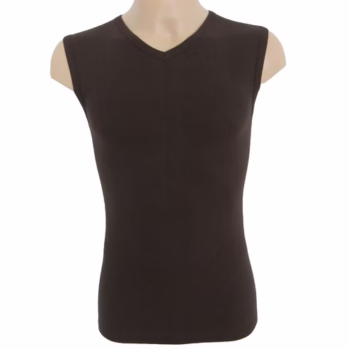 Herren Muskelshirt V-Neck braun Herren Muskelshirt V-Neck braun