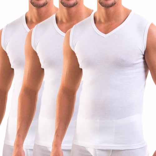 Herren Business Unterhemd weiß 3er Pack Herren Business Unterhemd weiß 3er Pack