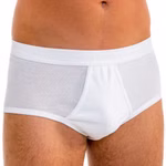 HERMKO 3240 3er Pack Herren Slip mit Eingriff mit Weichbund aus Bio-Baumwolle