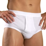 HERMKO 3240 3er Pack Herren Slip mit Eingriff mit Weichbund aus Bio-Baumwolle