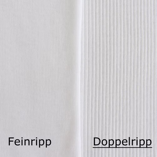 Baumwolle Doppelripp weiß Baumwolle Doppelripp weiß